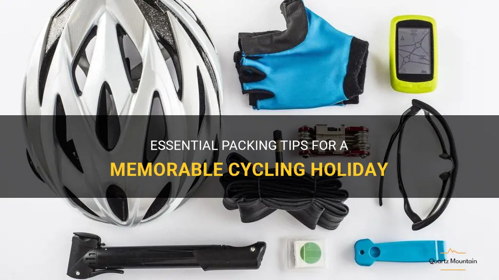 cycling holiday what to pack
