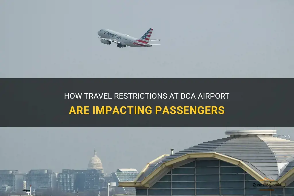 dca airport travel restrictions