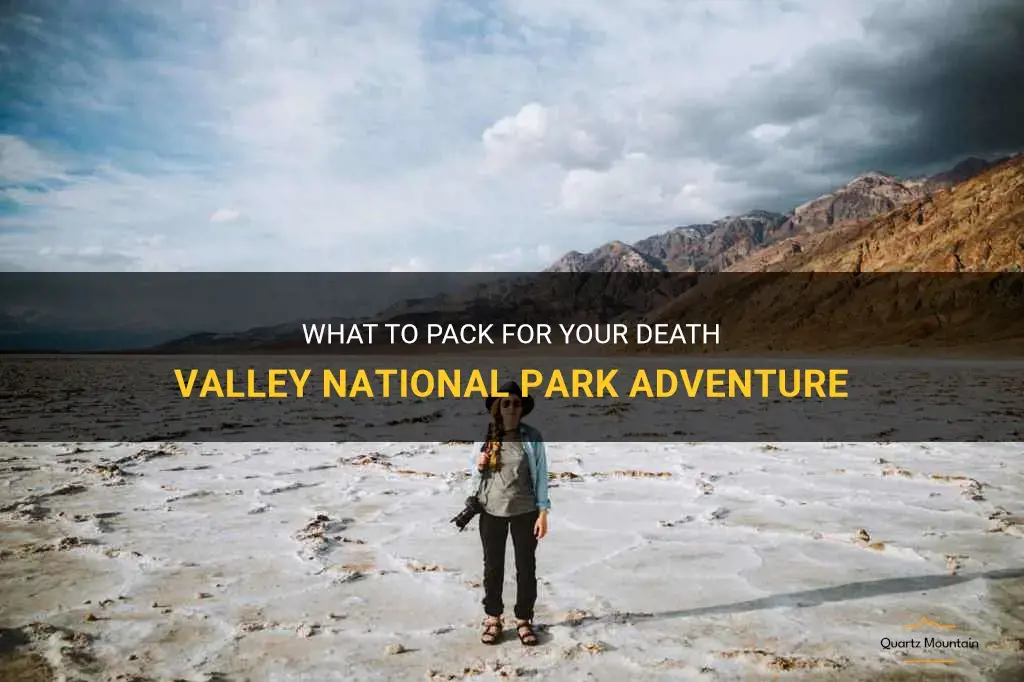 death valley national park what to pack