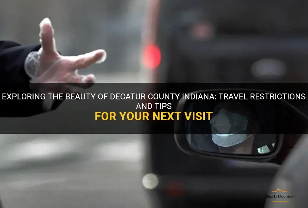 decatur county indiana travel restrictions