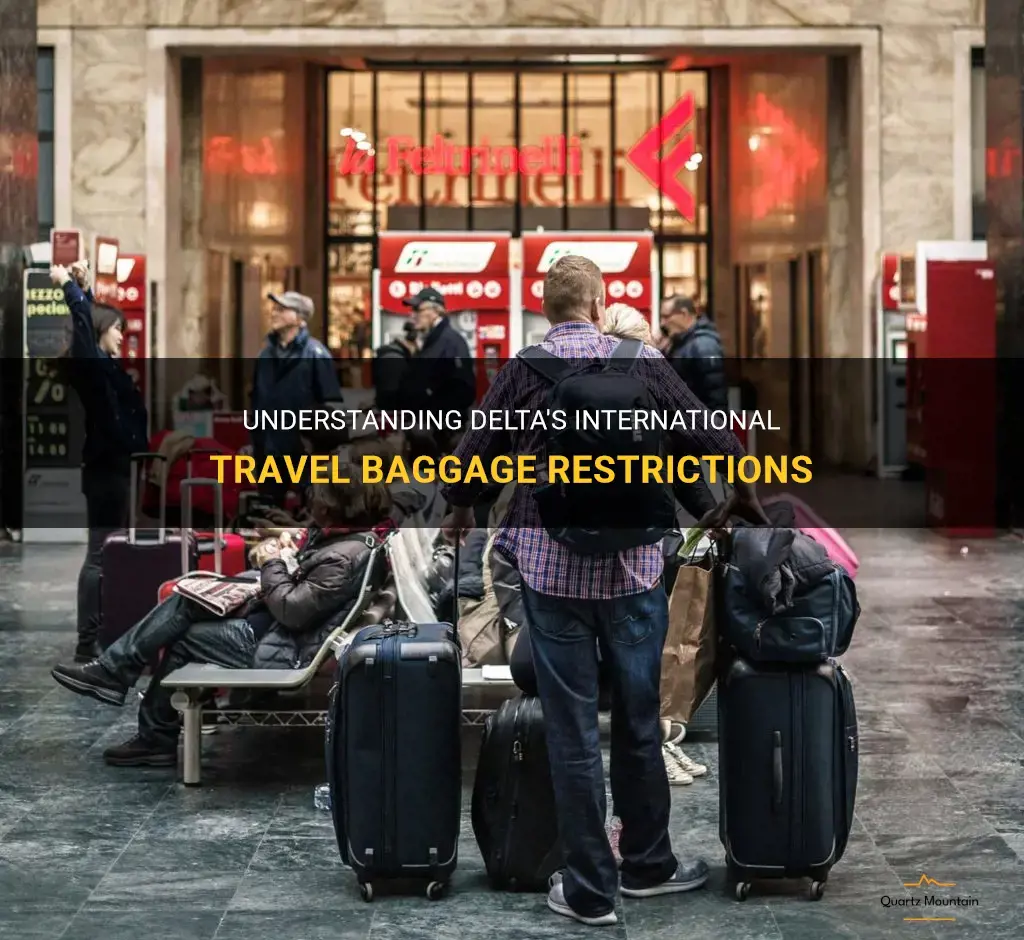 delta international travel baggage restrictions