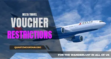Understanding the Restrictions on Delta Travel Vouchers: What You Need to Know