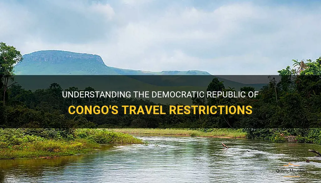 democratic republic of congo travel restrictions
