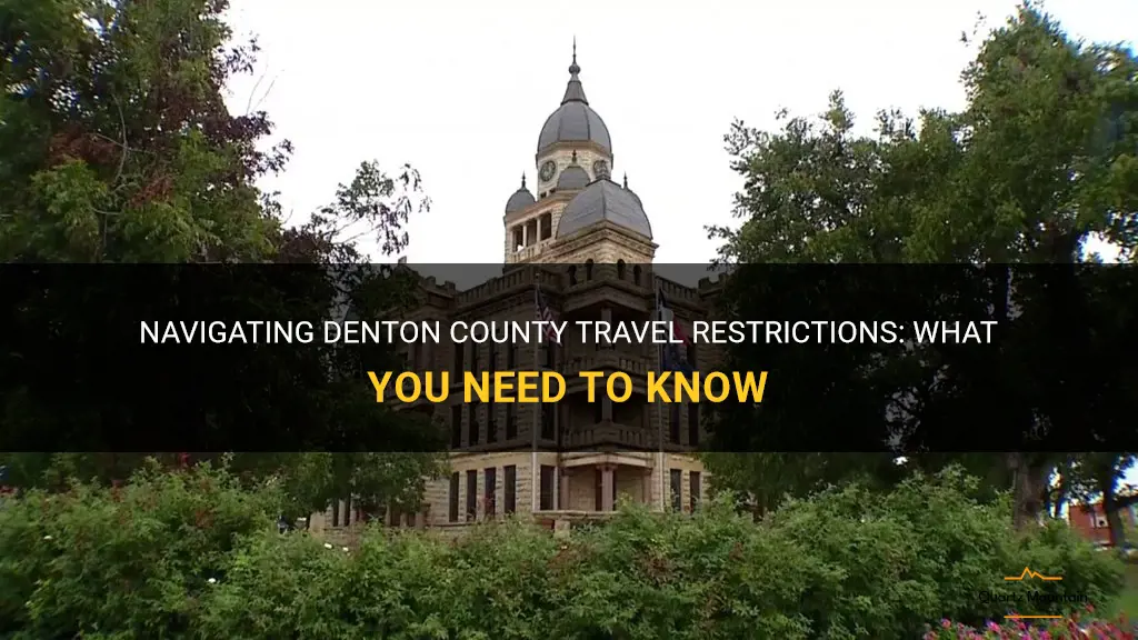 denton county travel restrictions