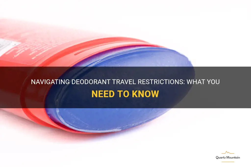 deodorant travel restrictions