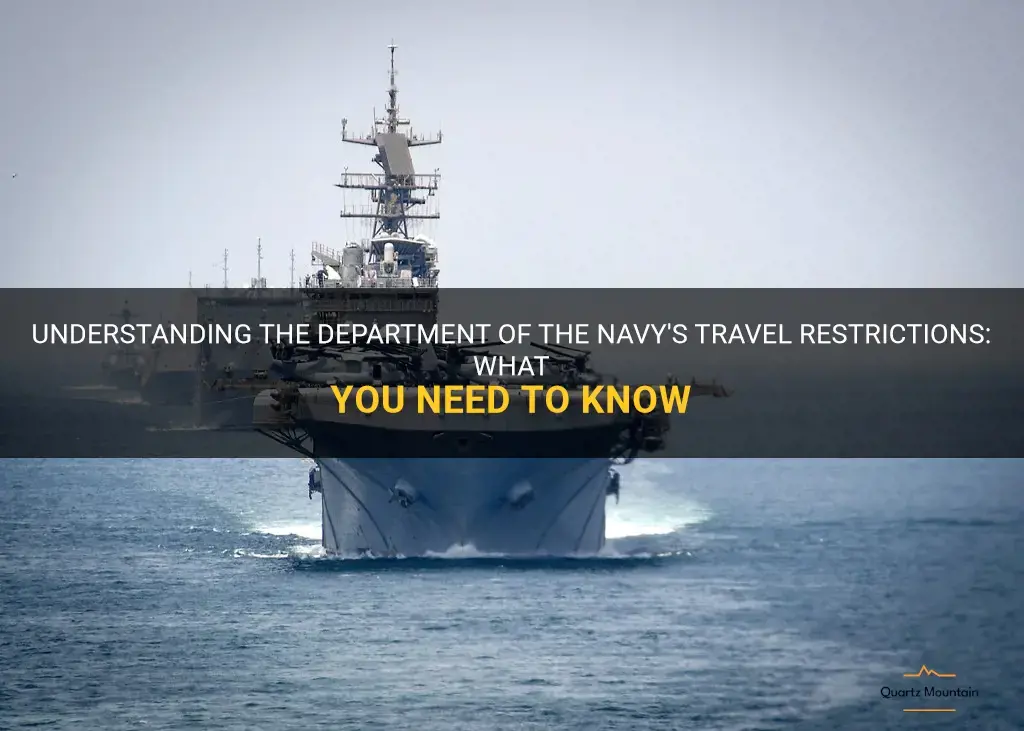 department of the navy travel restrictions
