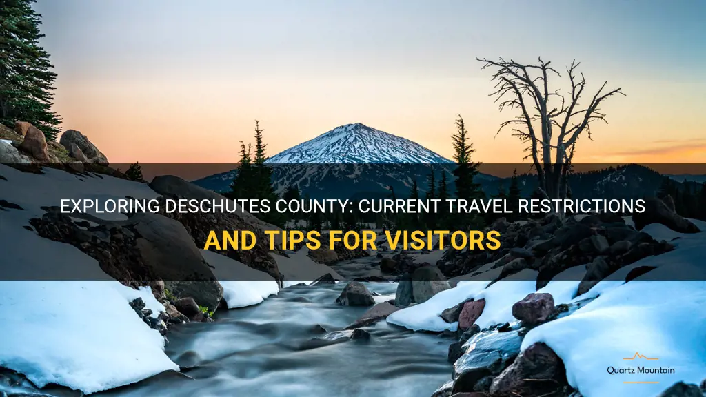 deschutes county travel restrictions