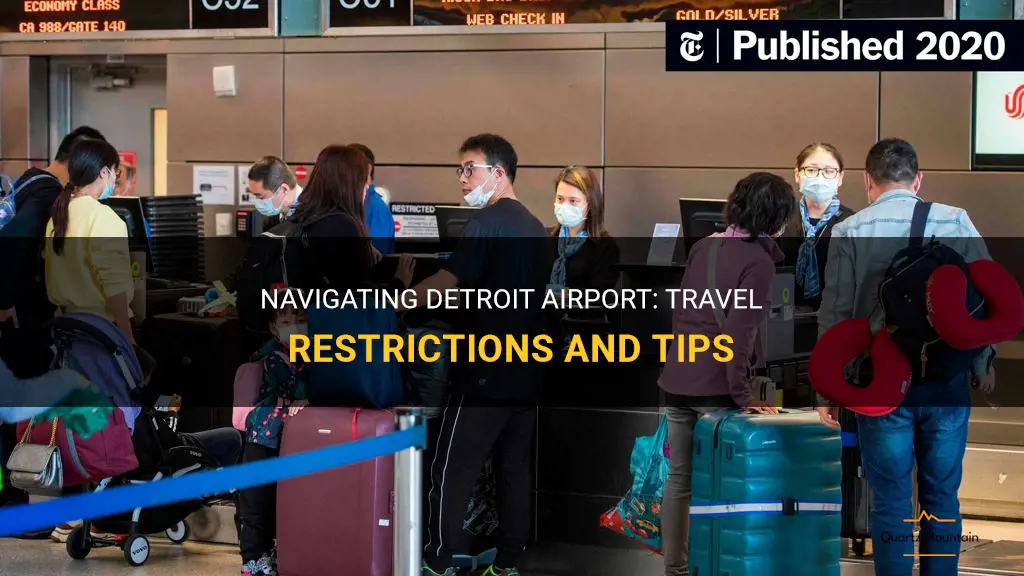detroit airport travel restrictions