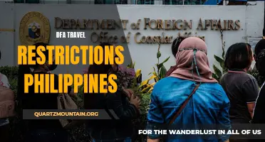 Understanding the DFA Travel Restrictions in the Philippines: What You Need to Know