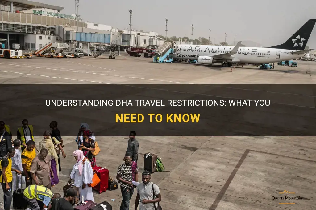 dha travel restrictions