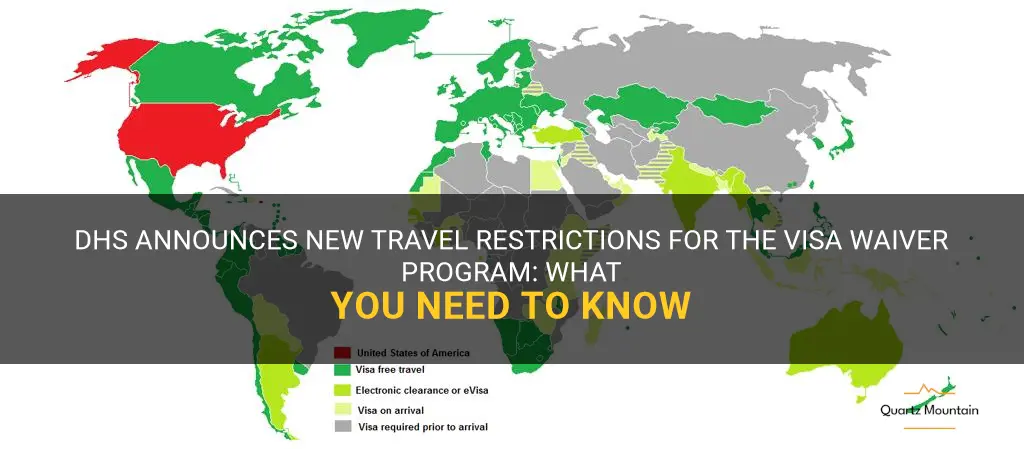 dhs announces further travel restrictions for the visa waiver program