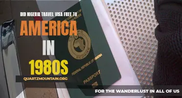 Nigeria's Travel to America: Exploring Visa-Free Entry in the 1980s