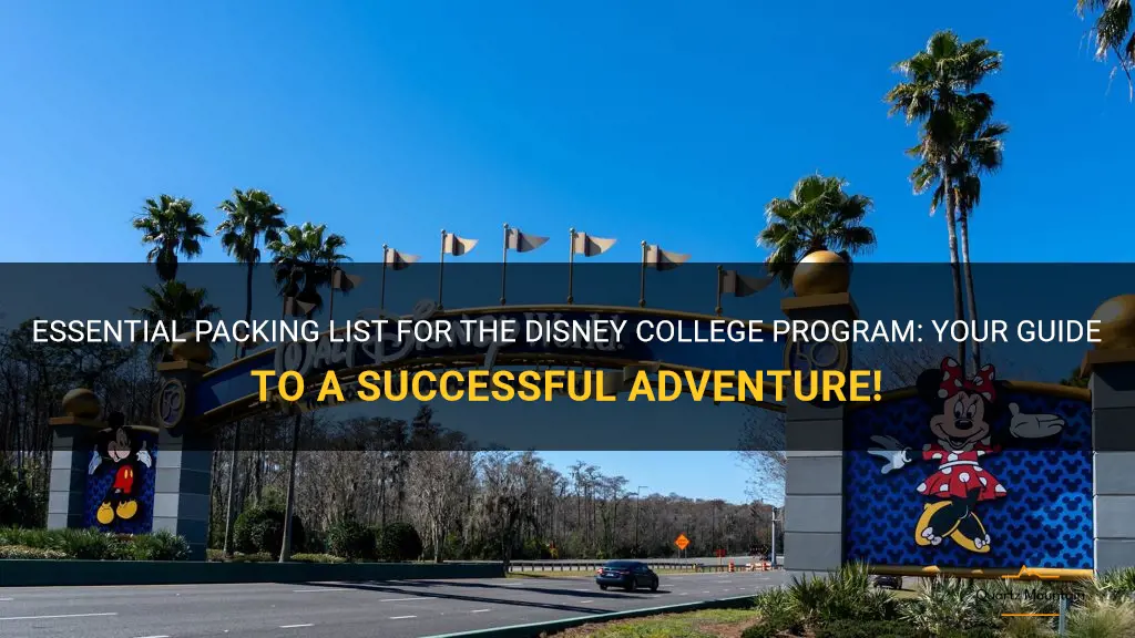 disney college program what to pack