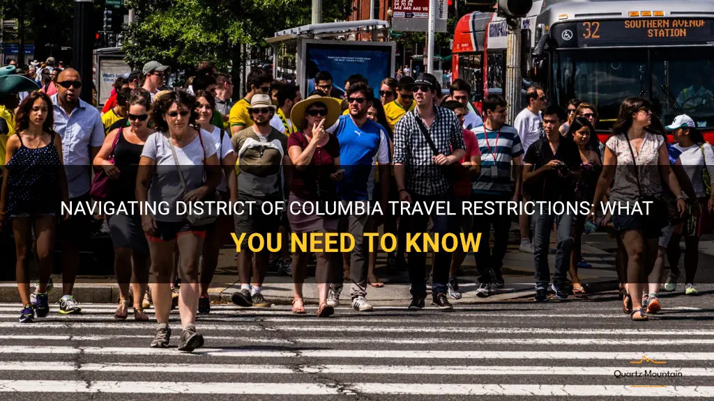 district of columbia travel restrictions