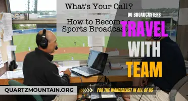 Why Do Broadcasters Often Travel with Sports Teams?