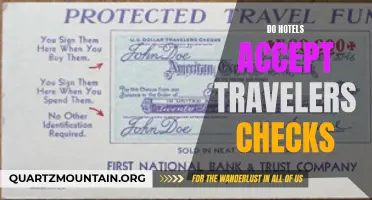 How Do Hotels Accept Traveler's Checks?
