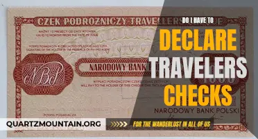 Do I Have to Declare Travelers Checks? A Guide for International Travelers