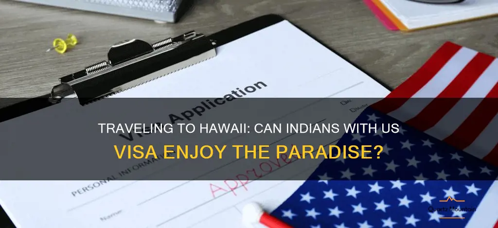 do indians with us visa can travel to hawaii