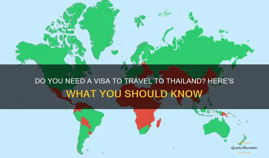 do you require a visa to travel to thailand