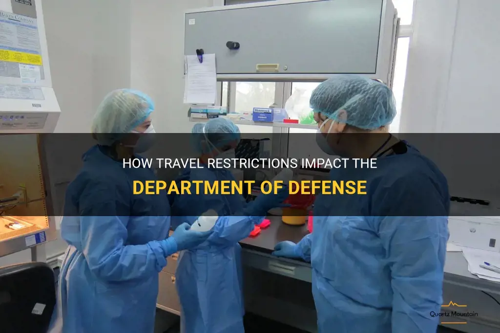 dod and travel restrictions