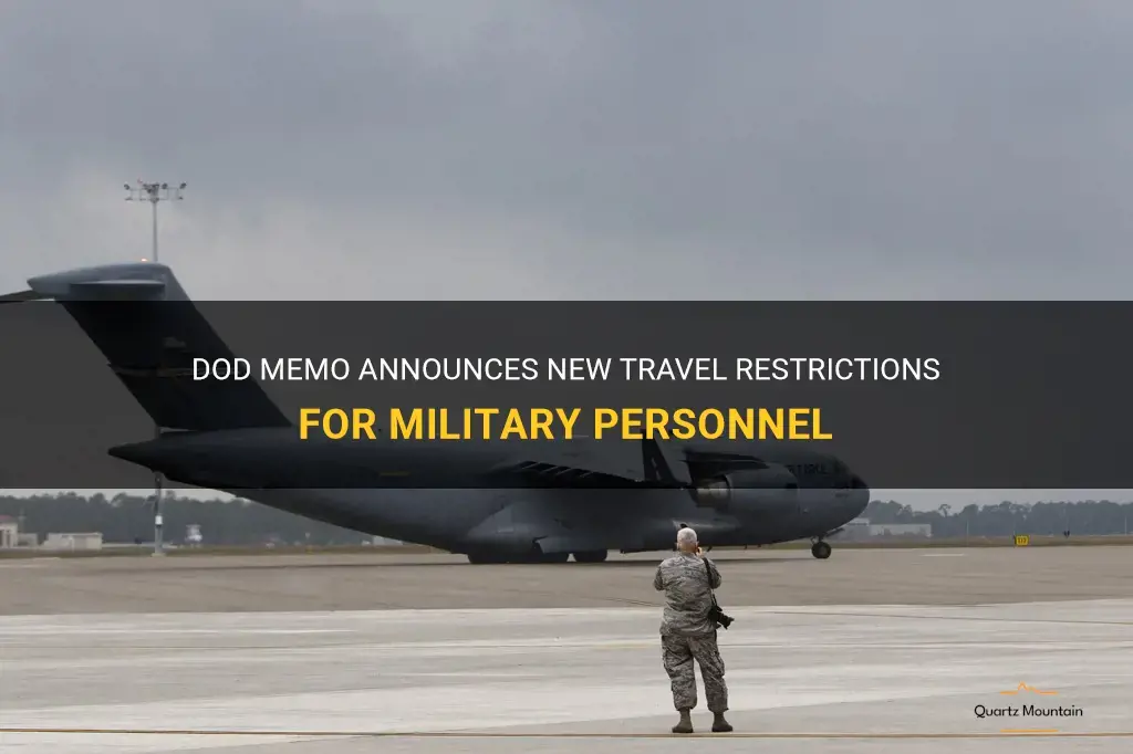 dod personnel travel restrictions