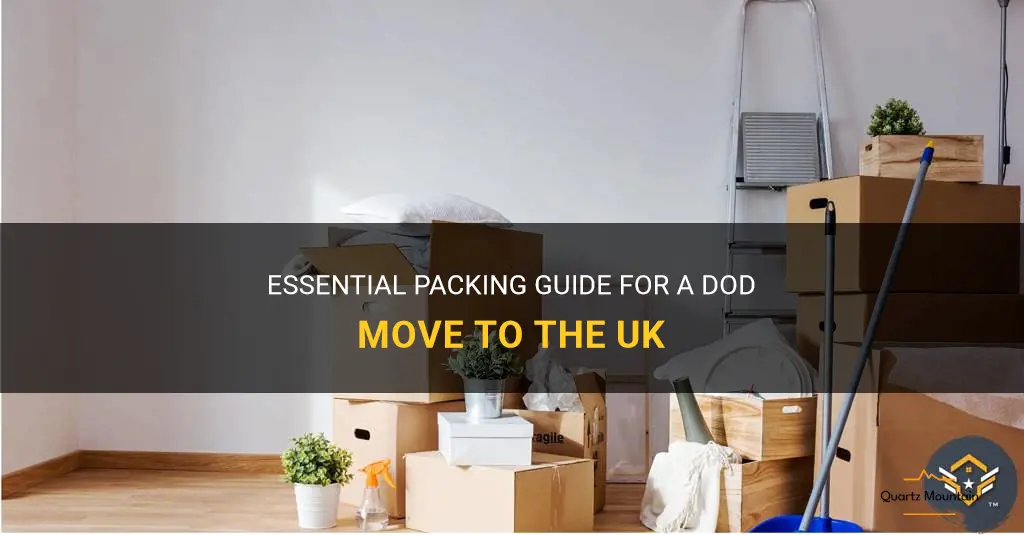 dod move to uk what to pack