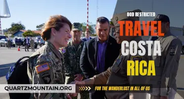 DOD Imposes Restricted Travel to Costa Rica: Everything You Need to Know