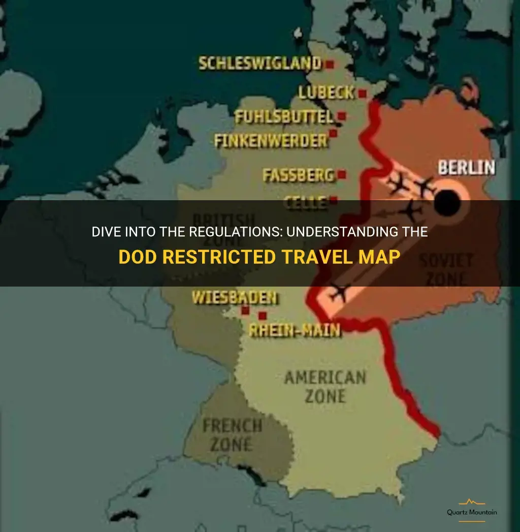 dod restricted travel map