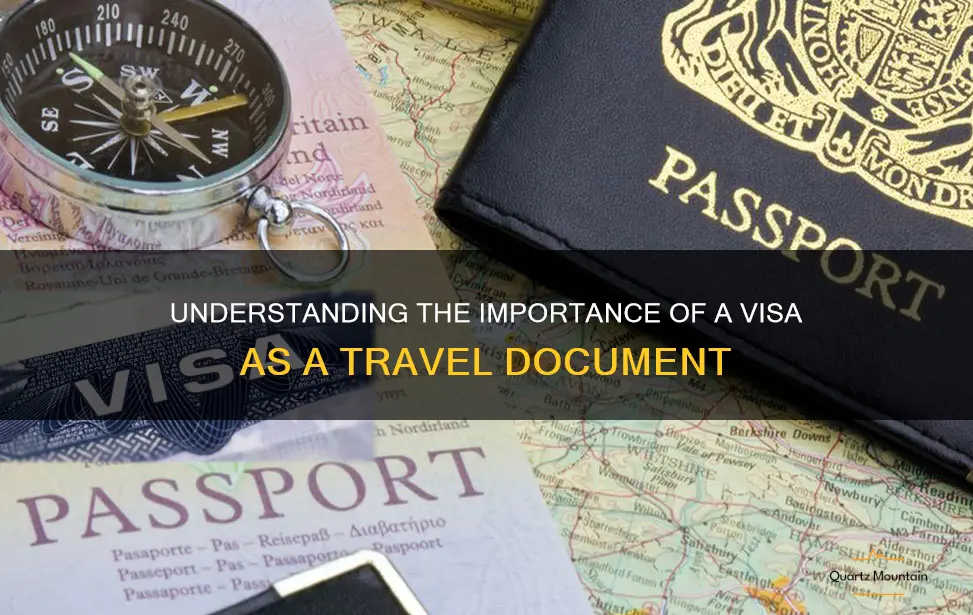 does a visa ocunt as travel document