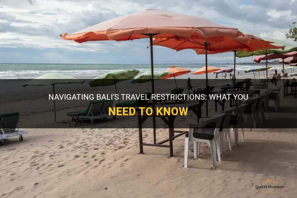 does bali have travel restrictions