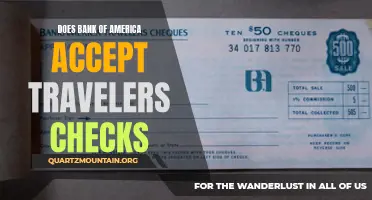 Does Bank of America Accept Travelers Checks?