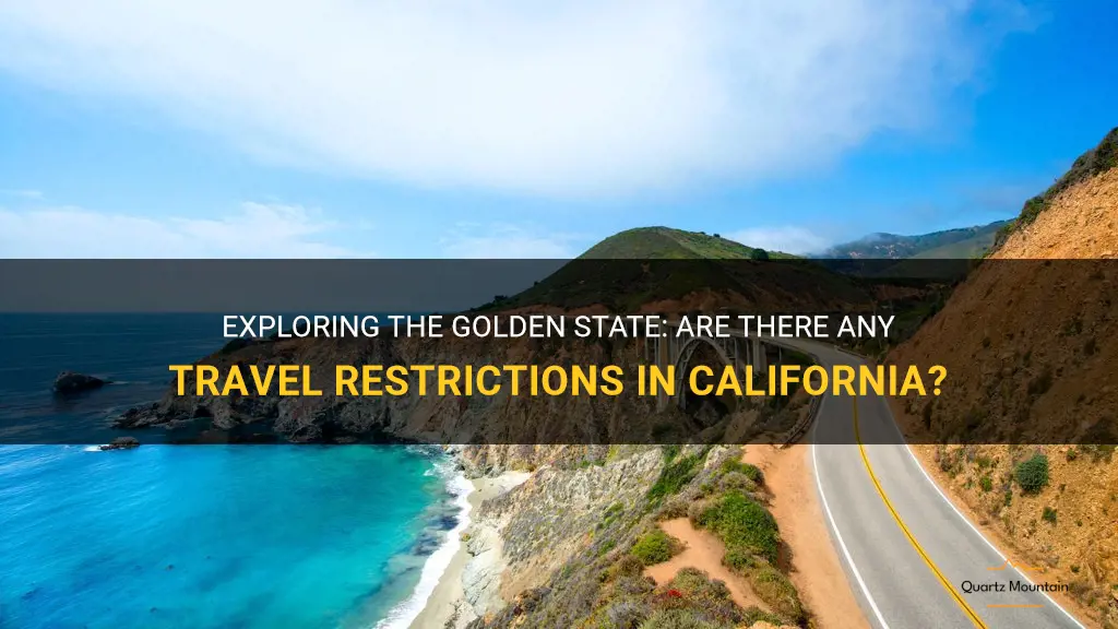does ca have any travel restrictions