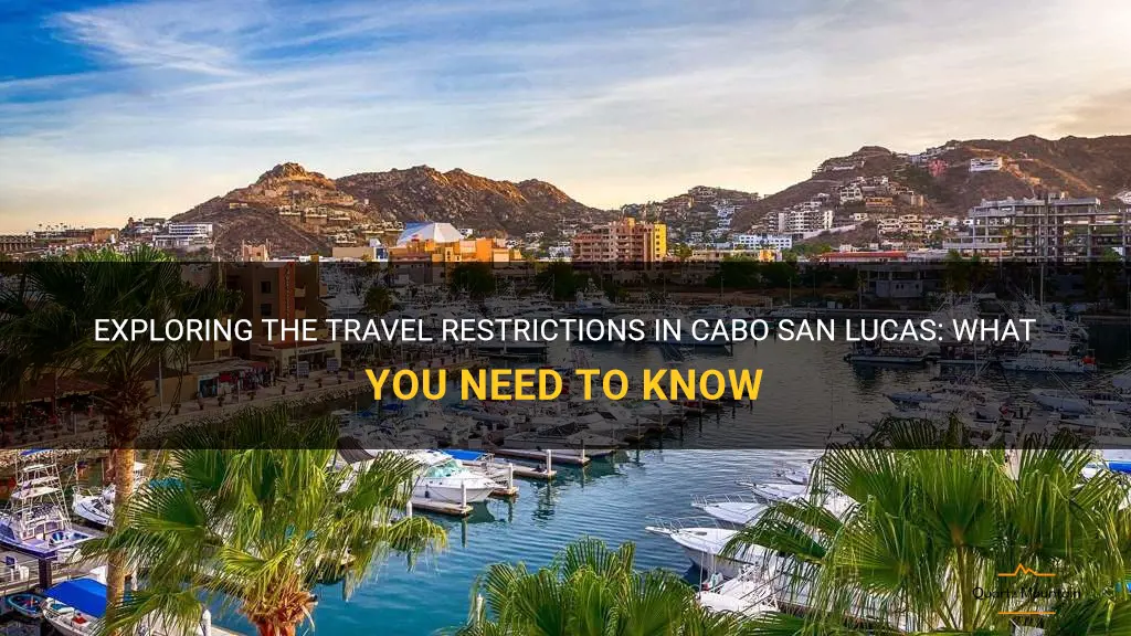 does cabo san lucas have travel restrictions
