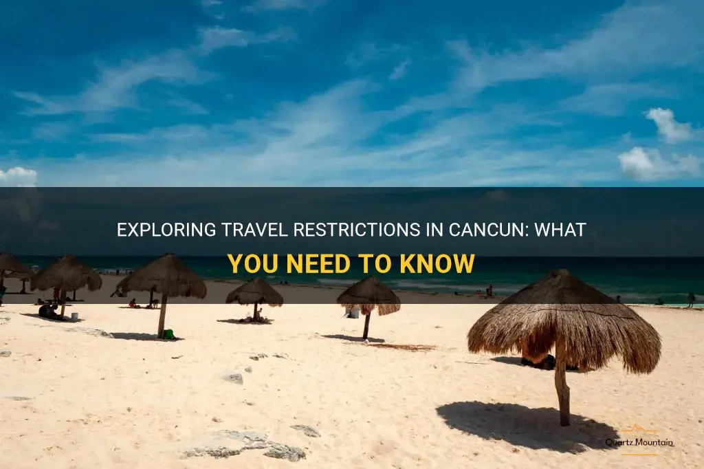 does cancun have any travel restrictions