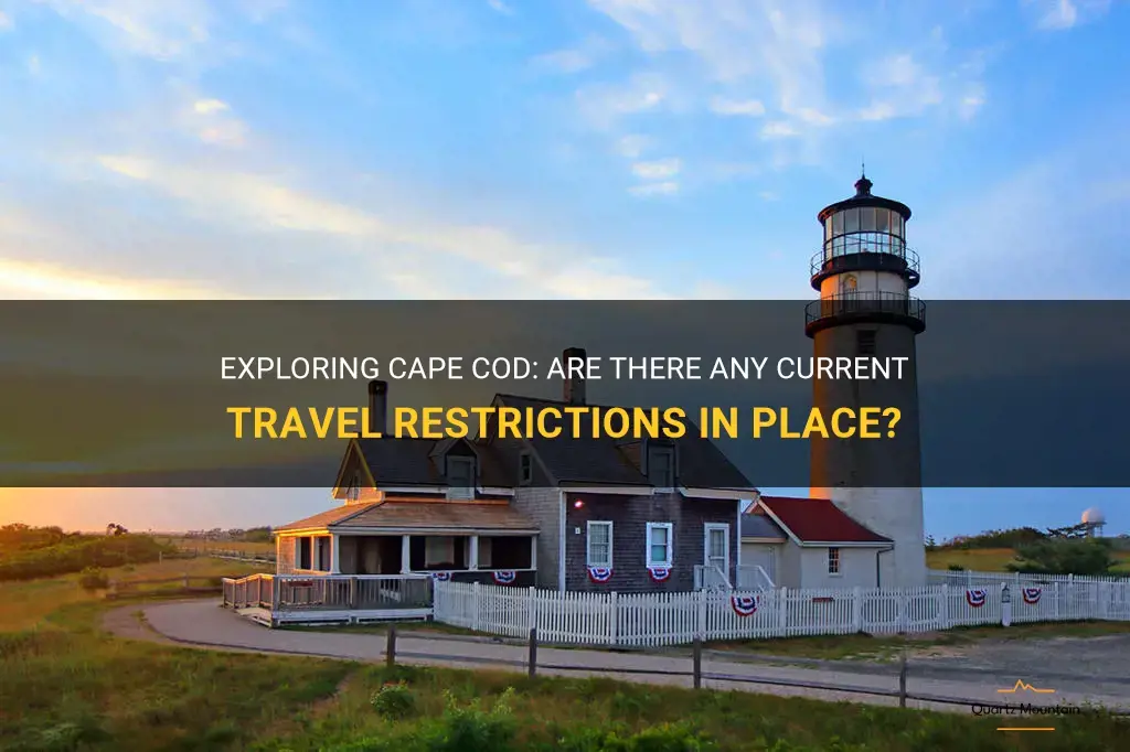 does cape cod have travel restrictions