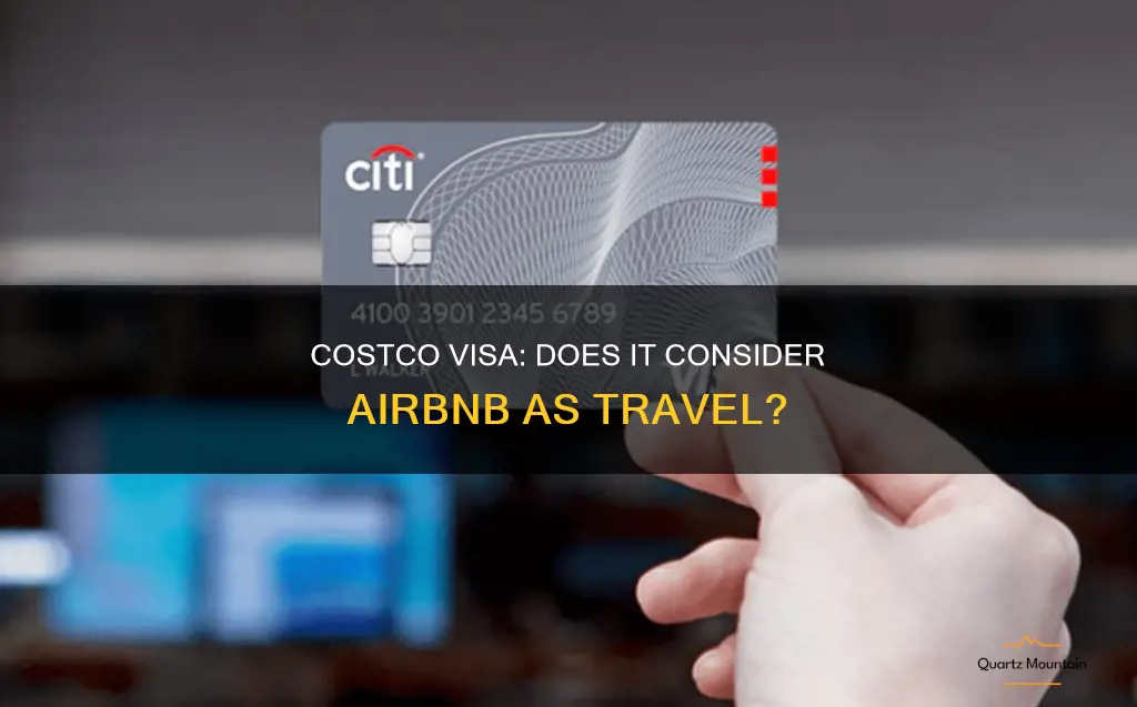 does costco visa count airbnb as travel