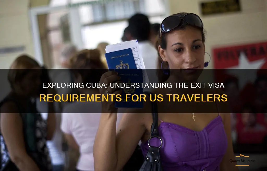 does cuba require an exit visa for us travelers
