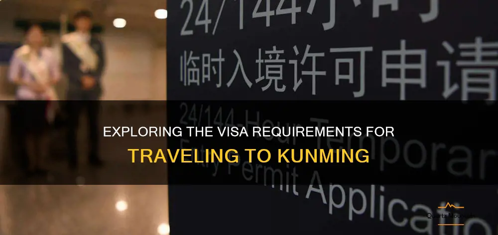 does kunming require a travel visa