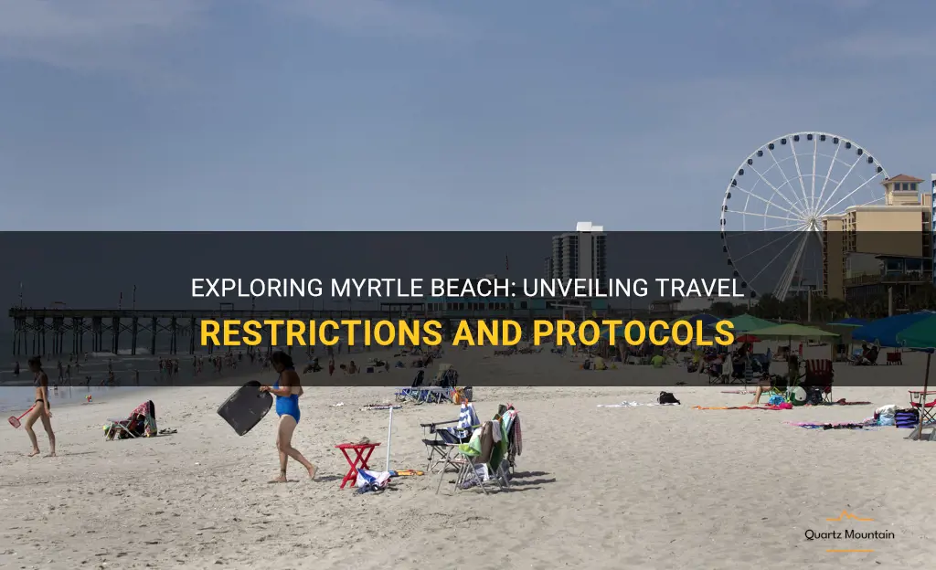 does myrtle beach have travel restrictions