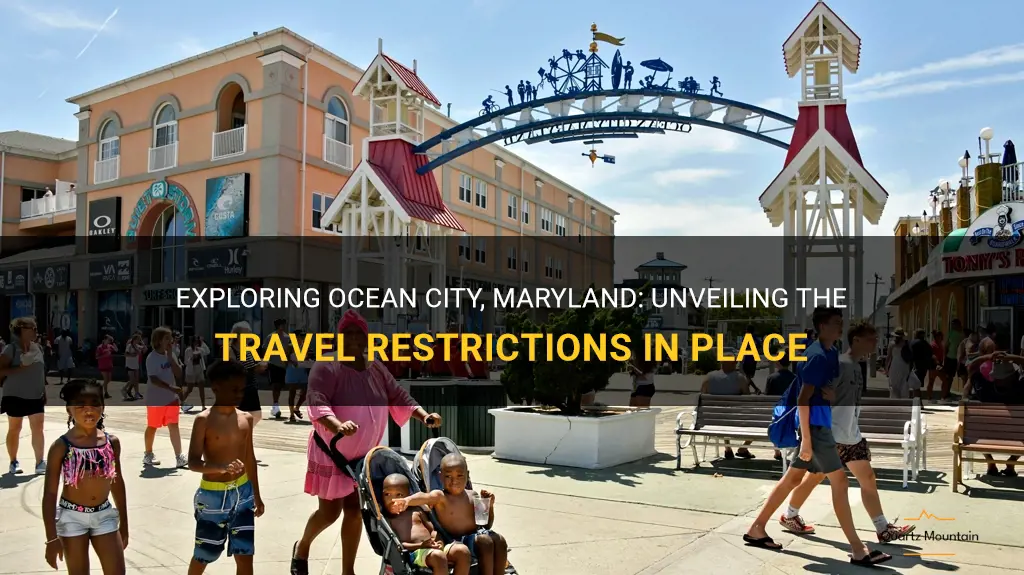 does ocean city maryland have travel restrictions