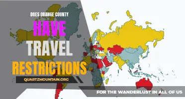 Exploring the Travel Restrictions in Orange County: What You Need to Know