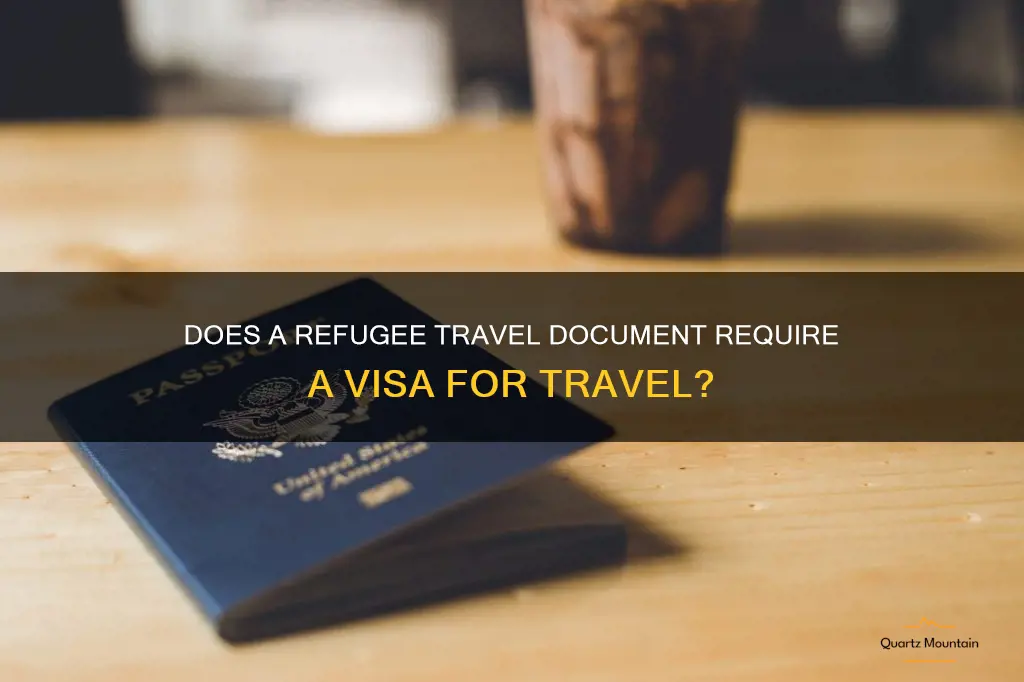 does refugee travel document require visa
