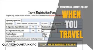 How Does Your Registration Address Change When You Travel?