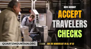 Exploring the Acceptance of Travelers Checks at Subway: Everything You Need to Know