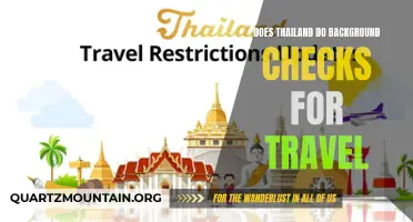 Exploring Thailand: Understanding the Background Check Process for Travelers