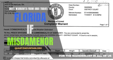 Do Warrants from Ohio Travel to Florida for Misdemeanors?