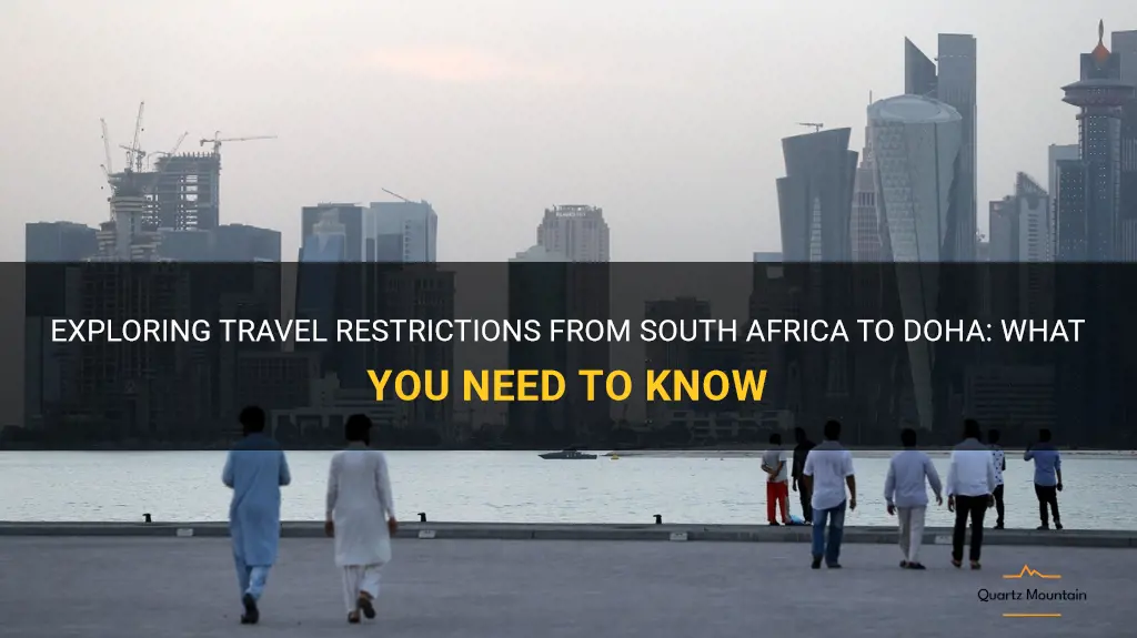 doha travel restrictions south africa