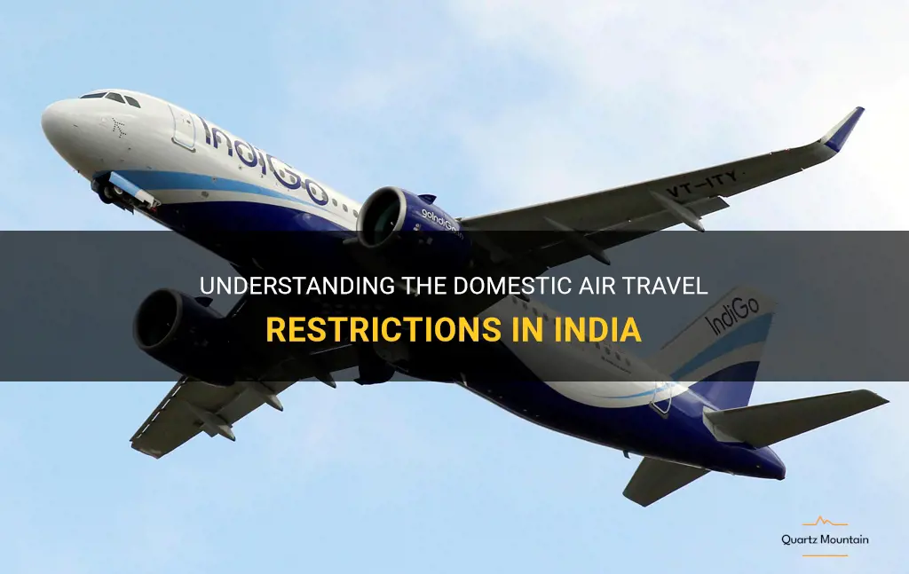 domestic air travel restrictions in india