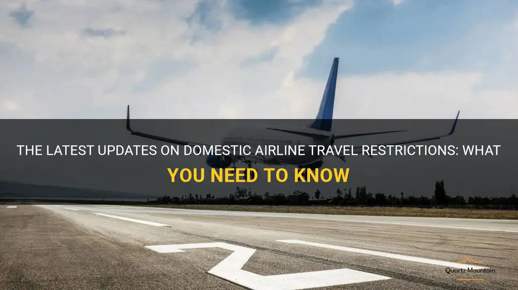 domestic airline travel restrictions