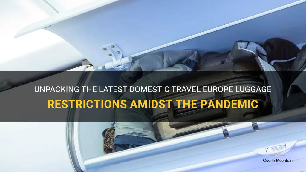 domestic travel europe luggage restrictions